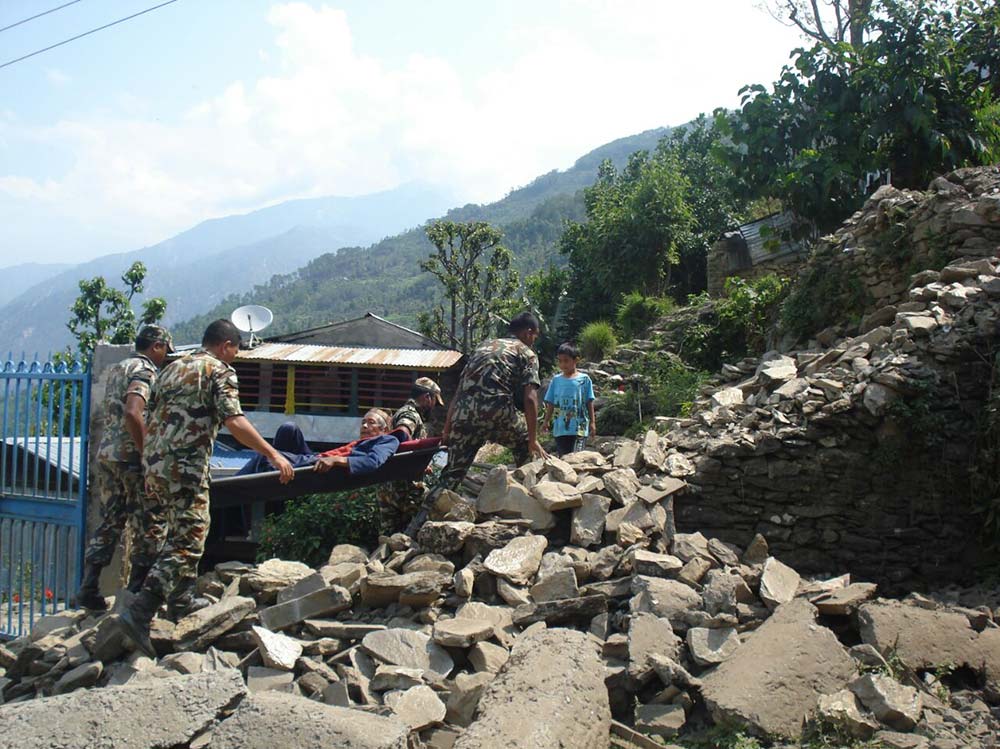 Emergenza Nepal – Immagini Ms. Linnet D’Silva